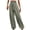 Green, variant on Zpanxa Wide Leg Pants Woman Slim Slightly Elastic Versatile Plaid Wide Leg Casual Pants Black L