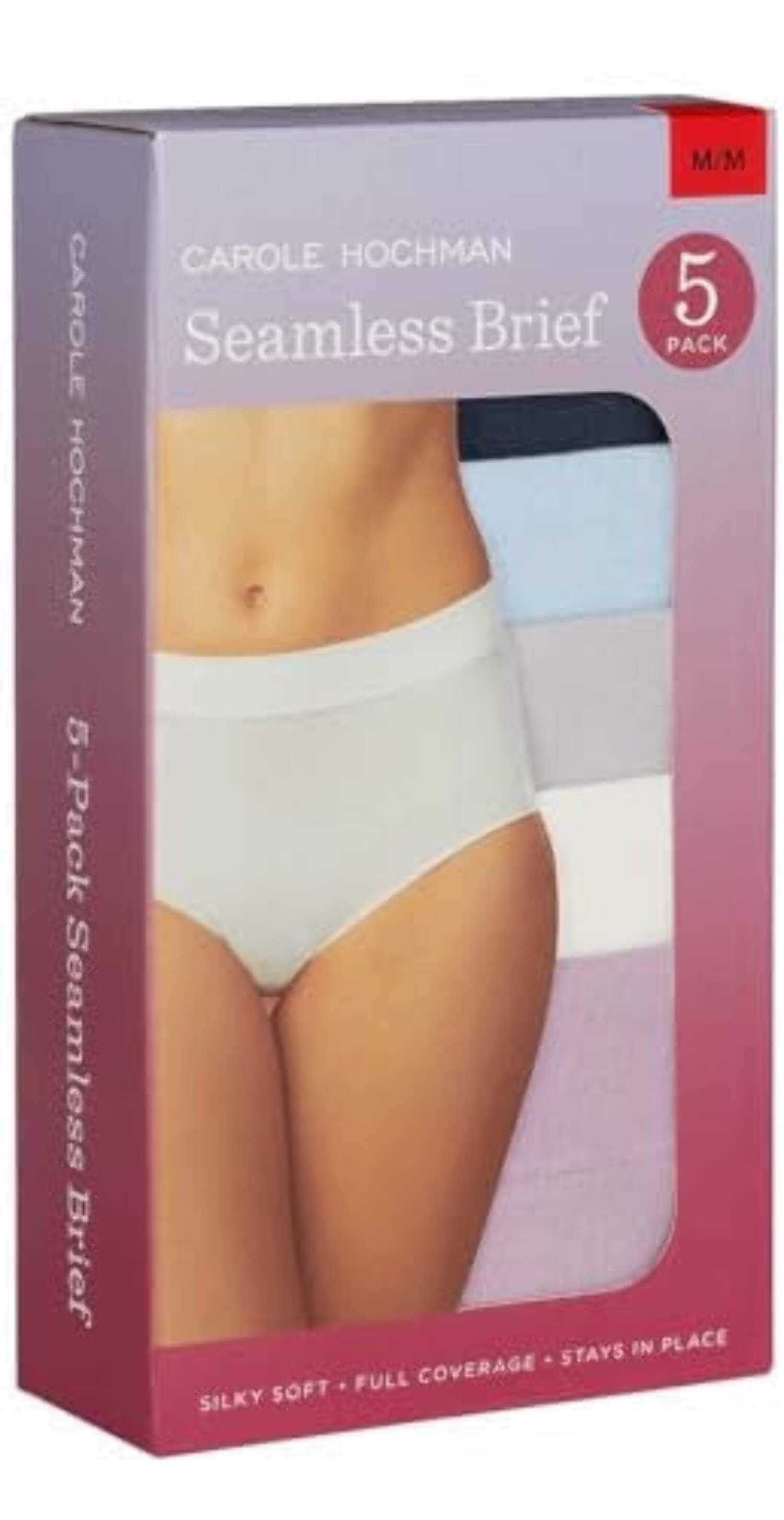 Confezione Da 5 Mutandine Hipster Carole Hochman: Comode E Senza Cuciture - Vari Colori