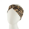 thumbnail image 5 of Claire's Girls Leopard And Black Twisted Headwraps Set, 2-Pack Fashion Headbands, 73931, 5 of 6