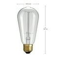 thumbnail image 5 of 60W Vintage Edison S60 Squirrel Cage Incandescent Filament Light Bulb, 5 of 5