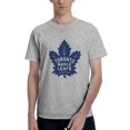 thumbnail image 1 of Toronto Maple Leafs Fashion Men'S Short Sleeve T-Shirt Gray Xx-Large, 1 of 5