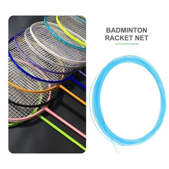 Milisten High Elasticity Nylon Badminton Racket String Replacement, Fit for All Standard Badminton Racquets