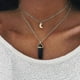 thumbnail image 2 of Women Layer Irregular Opals Pendant Necklace Choker Chain, 2 of 2