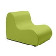 thumbnail image 2 of Jaxx Midtown Medium Classroom Soft Foam Chair - Premium Vinyl Cover - Green, 2 of 7