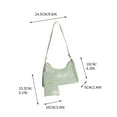 thumbnail image 3 of RXMEKW Crossbody Bags for Women Single Shoulder Crossbody Bag Leather Large Capacity Multi-Compartment Women's Bag, 3 of 3