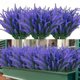 thumbnail image 1 of Nvzi 12 manojos de flores artificiales de lavanda de plástico morado (morado), 1 of 5