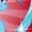 Red, variant on My Little Pony Tv Rainbow Dash Women's T Shirt, Navy, Small