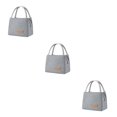 thumbnail image 4 of ZheElen Pack Lunch With Confidence Insulated Bento Bag Designed For Large Capacity Large+Grey 3Set, 4 of 6