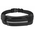 thumbnail image 1 of Riñoneras para correr, riñonera de entrenamiento, riñonera ultraligera sin rebote, riñonera deportiva para mujeres y hombres (negro), 1 of 5