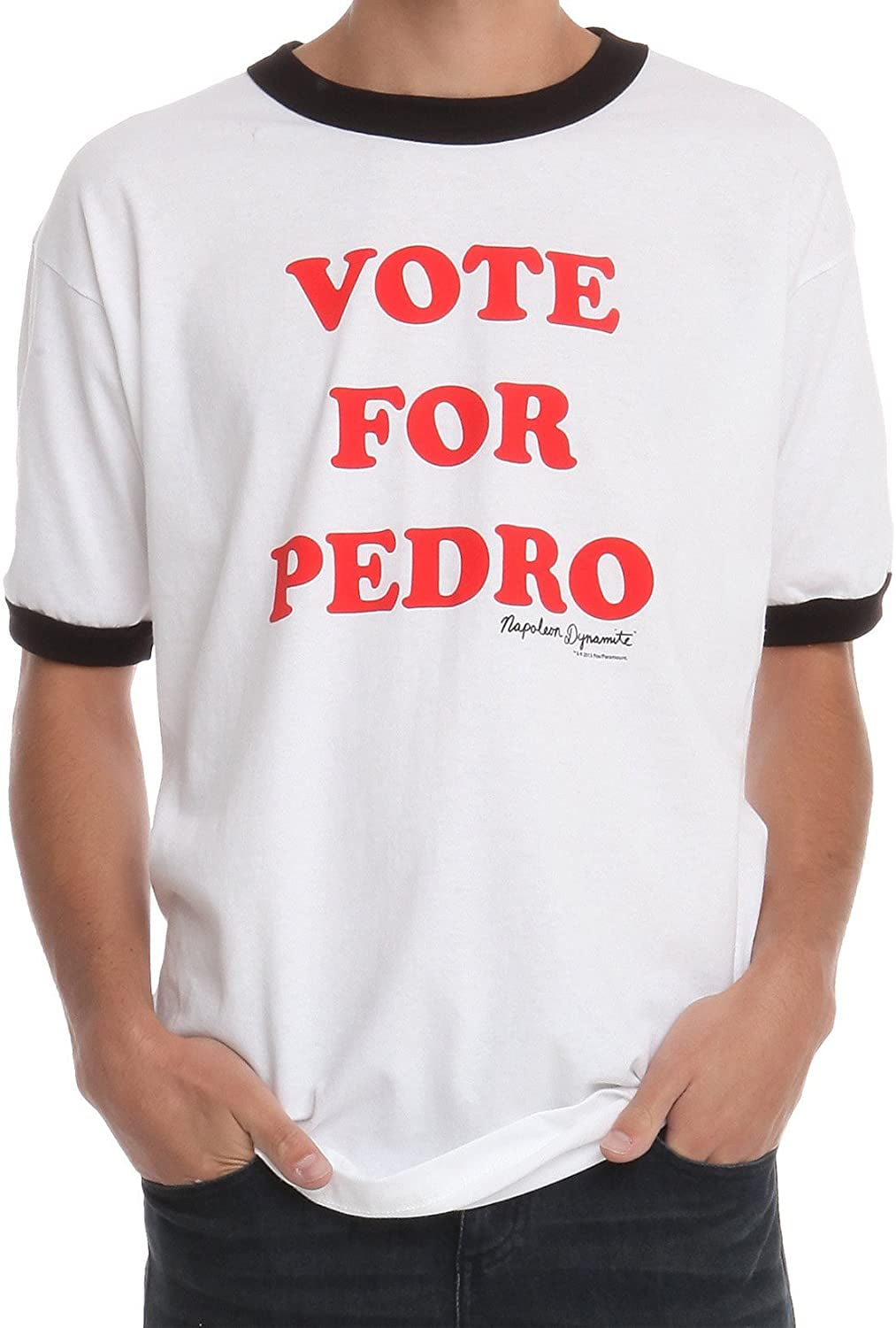 Napoleon Dynamite Vote For Pedro Adult White TShirt
