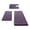 Purple, variant on 3-Piece Memory Foam Bathroom Rug Set, Soft Non-Slip Absorbent Bath Mat for Bathroom and Laundry Room, Gray, 3-Pack