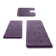 thumbnail image 2 of Juego de 3 Alfombras de Baño de Espuma Viscoelástica Qazbgdl | Suave, Antideslizante y Absorbente para Baño, Lavadero y Dormitorio | Incluye Tapete de Inodoro y 2 Tapetes de Suelo, 2 of 7