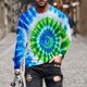 thumbnail image 1 of Blusas y camisas de manga larga con cuello redondo para hombre, estilo casual, estampado, cuello redondo, para fitness, deportivas, de licra., 1 of 5