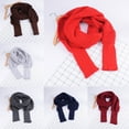 thumbnail image 6 of YUUZONE Women Winter Knitted Blanket Long Shawl Wrap with Sleeves Solid Color Crochet Sweater Scarf Multi-Use Poncho Cape Neck Warmer, 6 of 19
