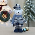 thumbnail image 2 of Mosey Christmas Plush Toy Festive Bear Adorable Plush Ornament for Holiday Decoration, 2 of 8