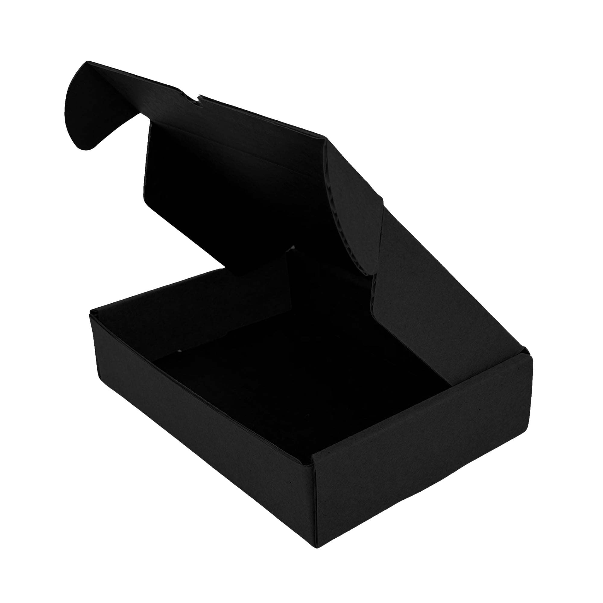 Ucanpack Deluxe Mailer Box Corrugated Moving Boxes 3mm Thick Medium 8x6x4", Black - 50 Pcs Pack
