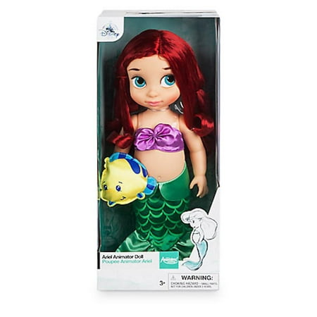 Disney Store Animator Doll Ariel with Baby Flounder New with Box