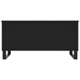 thumbnail image 4 of vidaXL Coffee Table Black 90x44.5x45 cm Engineered Wood, 4 of 5