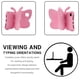 thumbnail image 5 of Funda para tablet FunnyWin para iPad 10.2, mariposa rosa para niños, 5 of 8