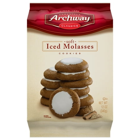 (2 Pack) Archway Iced Molasses Classic Cookies, 12