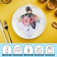 thumbnail image 6 of WERPE Cute Cat Cloth Napkin Reusable Polyester Napkin for Dining, Wedding, Banquet - Mother's Day Gift 4 PCS, 6 of 7