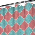 thumbnail image 3 of Red Teal Checkerboard Checkered Pattern Shower Curtain 36"x72" ,Bathroom Decorative Shower Curtains Set with 12 Hooks,Modern Waterproof Washable Shower Curtain, 3 of 6