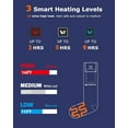 thumbnail image 2 of Venustas Heated Socks for Men Women with Batteries, 3D Half-Sole Heating, Rechargeable Electric Socks for Skiing, 2 of 7