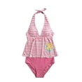 thumbnail image 4 of Womens High Waisted Tankini Swimsuits Tummy Control Summer Beach Tankini Stretchy Bikini Top High Cut Shorts Two Piece Swimsuit For Swimwear Bathing Suit L, 4 of 4