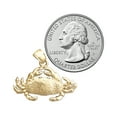 thumbnail image 3 of 14K Gold Sealife Crab Pendant, 3 of 5