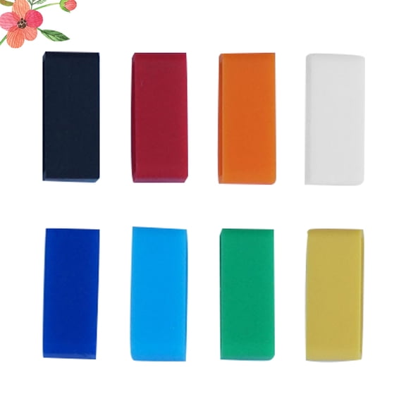 MOKKHNB Watch Band Ring Silicone 8Pcs 1.8x0.58x0.72in