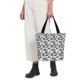 thumbnail image 5 of Balery Black White Halloween Bolsa de Hombro con Diseño, Bolsa Grande y Duradera, Bolsa Versátil para Compras, 5 of 6