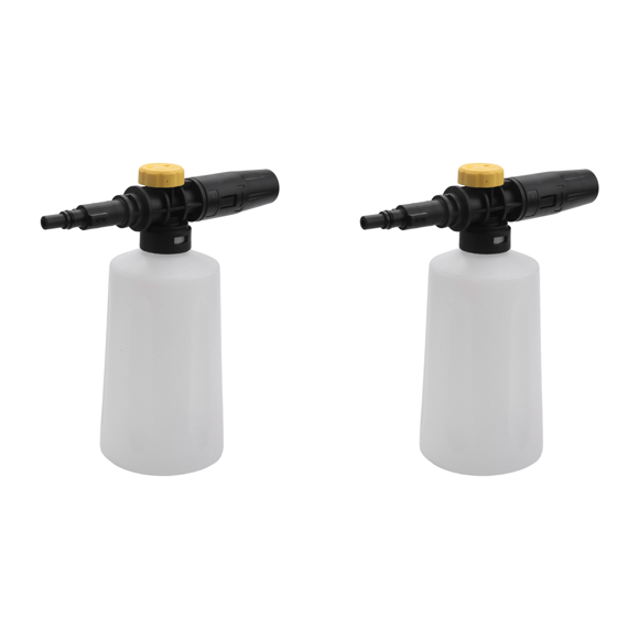 2X Snow Foam for YILI Series High Pressure Foam Tool Portable Foamer Nozzle Car Washer Soap Sprayer,2 x Car Soap Sprayer,white