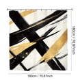 thumbnail image 2 of SIfdSeng My Items Abstract Modern Neutral Shower Curtain Art Bathroom Decorative Belt Hook, 2 of 4
