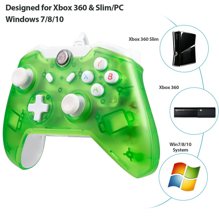 Luxmo Wired Game USB Controller Gamepad Joystick for Xbox 360 &PC