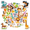 4A, variant on 35pcs-50pcs Cute Stickers Children Stickers Fun Kids Stickers Animal Stickers for Laptop Suitcase Phone