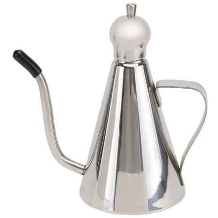 

304 Stainless Steel Oil Dispenser Leakproof Vinegar Bottle Durable Sauce Container Kitchen Gadget for Home Restaurant (0.27L)