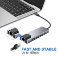 thumbnail image 3 of in 1 USB C Docking Station, Type C to HDMI Adapter, RJ45 Ethernet, 4K HDMI, 100W PD, 2 USB 3.0 Compatible with MacBook Pro/Air and Type C Devices, 3 of 5