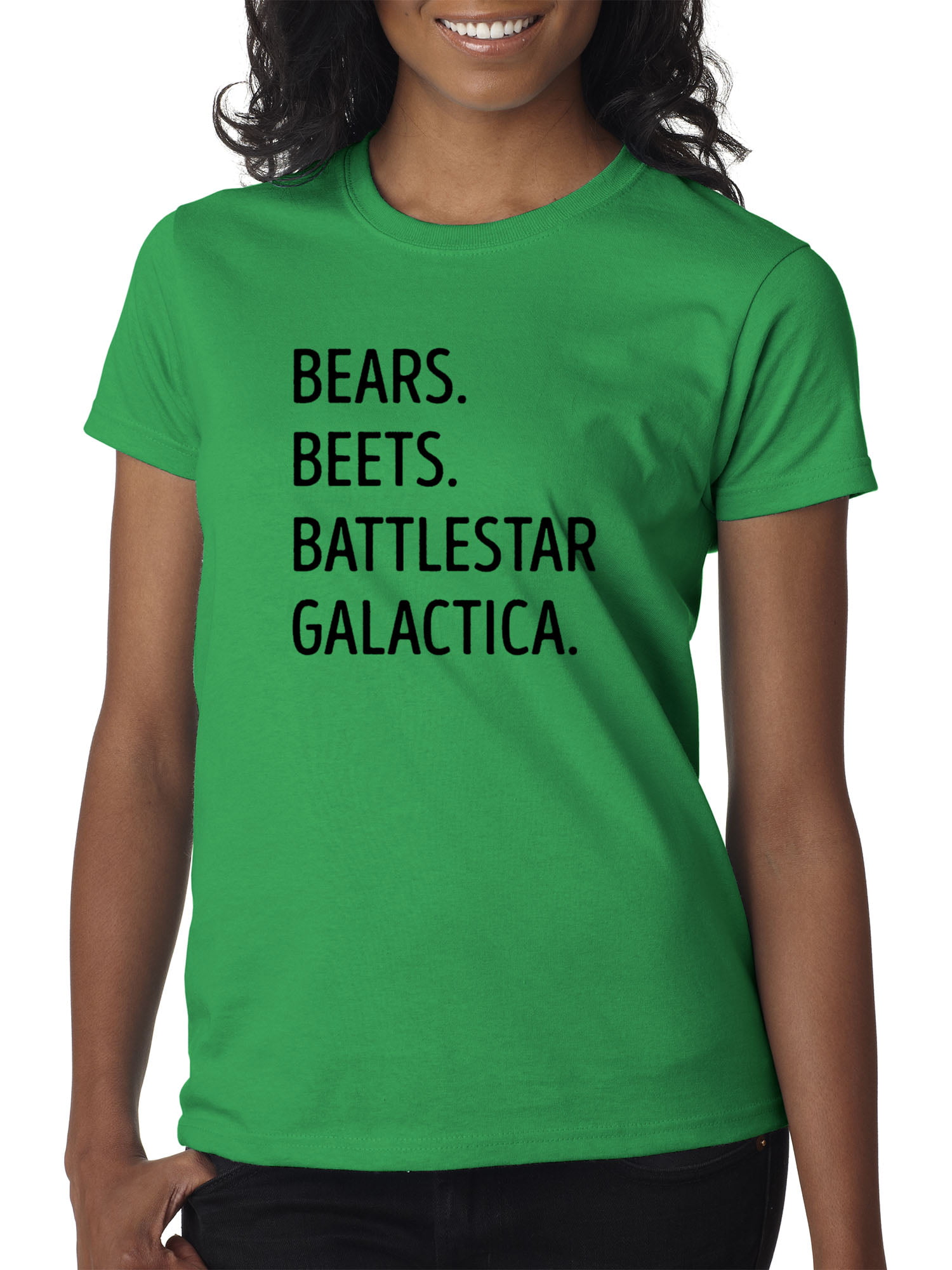 Size The Office Bears Beets Battlestar Galactica Womens T-Shirt Jr