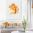 thumbnail image 1 of Yellow Rose Flower on White Back - Flower Artwork on Canvas, 1 of 4