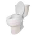 thumbnail image 3 of Toilet Seat Riser With Lid, 4 Inch Height, 3 of 8