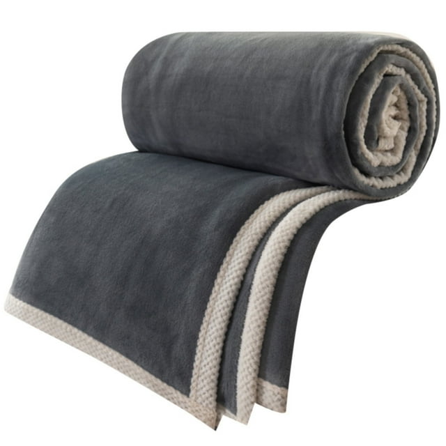 Couverture Rafraîchissante 39x59 Pouces Couvertures Froides Couverture Rembourrée Double Face Couverture en Flanelle Couvertures et Jetés en Vrac Couverture Peluche Réversible pour Canapé Lit Sofa Voyage Camping, Essentiels Scolaires pour Dortoir