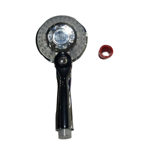 bedienty RecabLeght Led Digital Temperature Controlled 3/7 Color Shower Filter For Water Bathroom Accessories Bath Shower