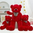 thumbnail image 7 of MorisMos Giant Teddy Bear 55" Stuffed Animal Soft Big Bear Plush Toy, 7 of 7