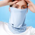 thumbnail image 6 of SPRING PARK Women's Ice Silk Neck Gaiter Scarf Sun UV Protection Anti-dust Face Cover Outdoor Protection Face Shield, 6 of 7
