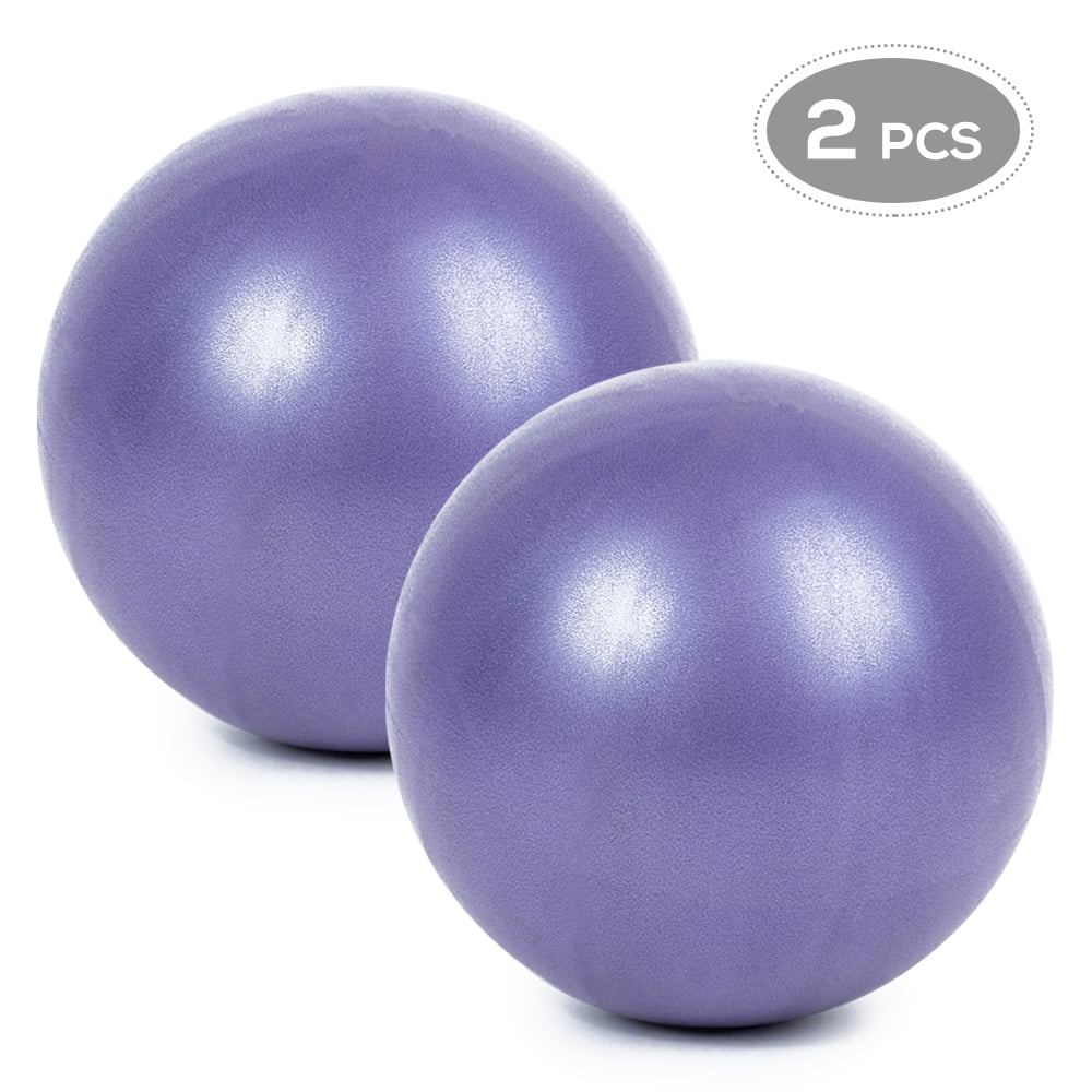 25cm 2Pcs Yoga Ball Anti-burst Thick Stability Ball Gym Fitness Exercise Pilates 