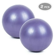 25cm 2 Pcs Yoga Ball -burst Thick Stability Ball Mini Pilates Barre Physical Ball
