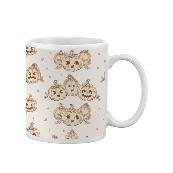Funny Jack-o-lanterns Pattern Mug - Image by Shutterstock,