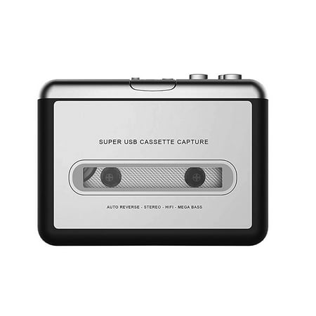 Portable Cassette Tape Machine Audio MP3 Format Converter To USB Flash