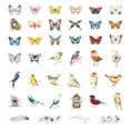 thumbnail image 2 of 80PCS Scrapbook Sticker DIY Cartoon Butterfly Bird Diary Sticker Planner Sticker, 2 of 7