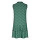 thumbnail image 4 of Puntoco Vestido De Manga Corta Con Cuello En V, Vestido Sexy Con Estampado De Lunares Florales Y Manga Corta Para Mujer, Sin Estampado De Posicionamiento, Verde Xxl, 4 of 5